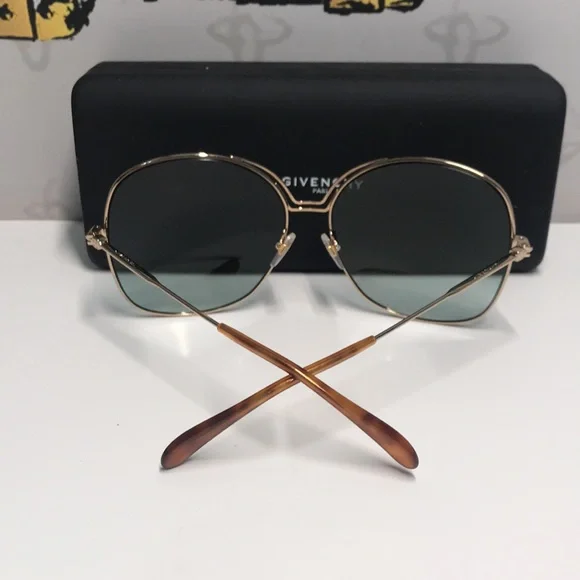 New Authentic Givenchy GV7144/S PEF/EZ Sunglasses – Green/Gold Gradient